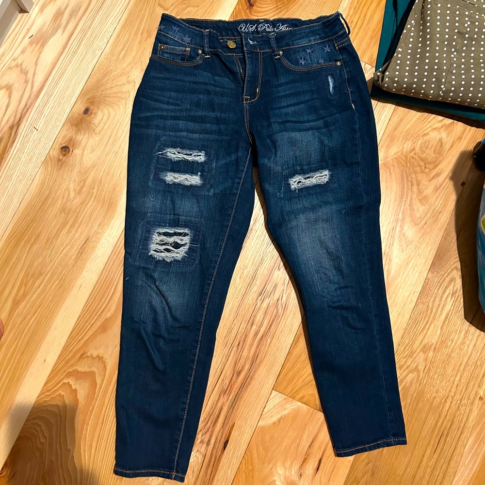 Good stretch polo crop pants